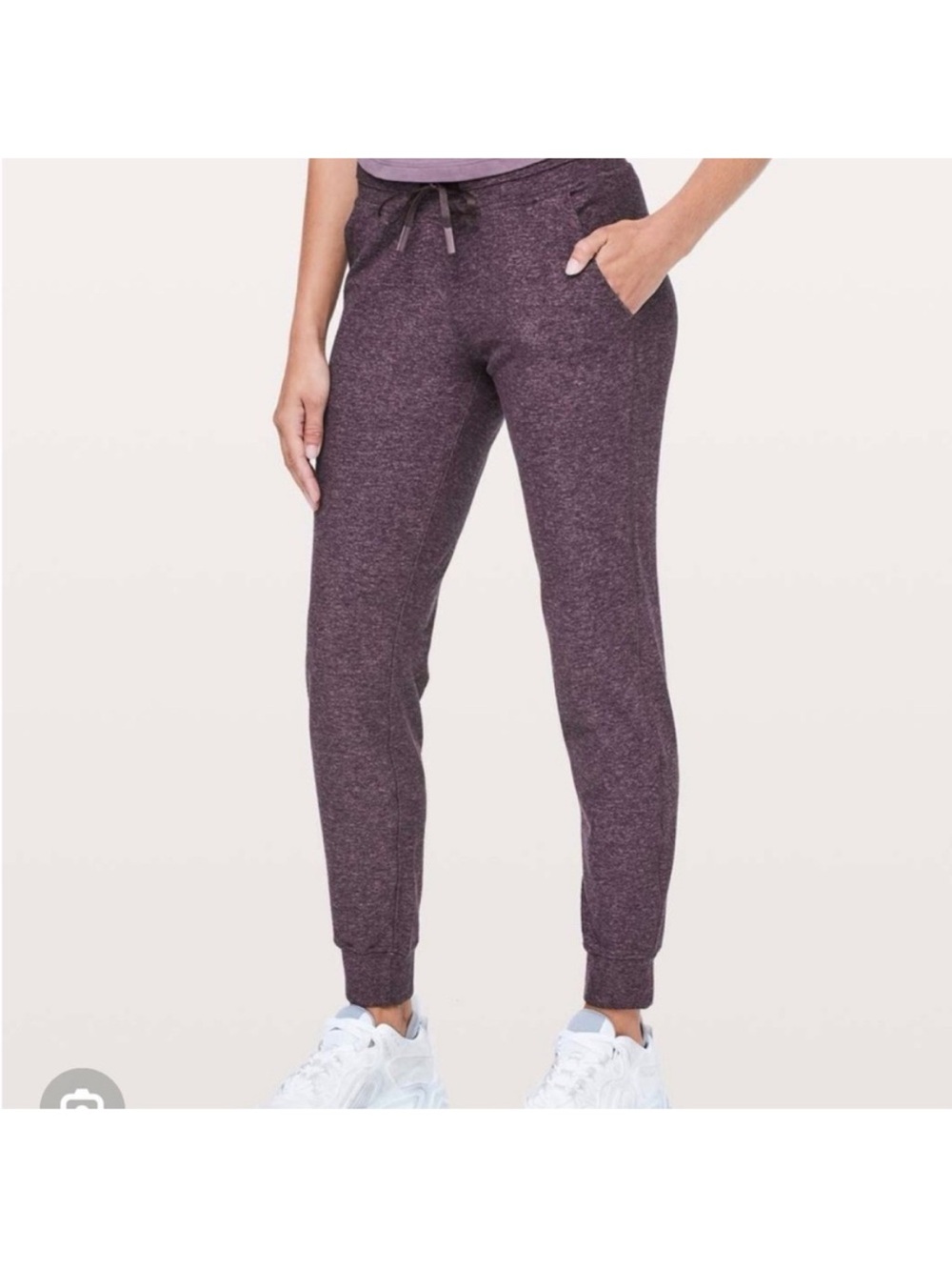 Lululemon Ready To Rulu Pant 29" Sz 4 Heathered Arctic Plum